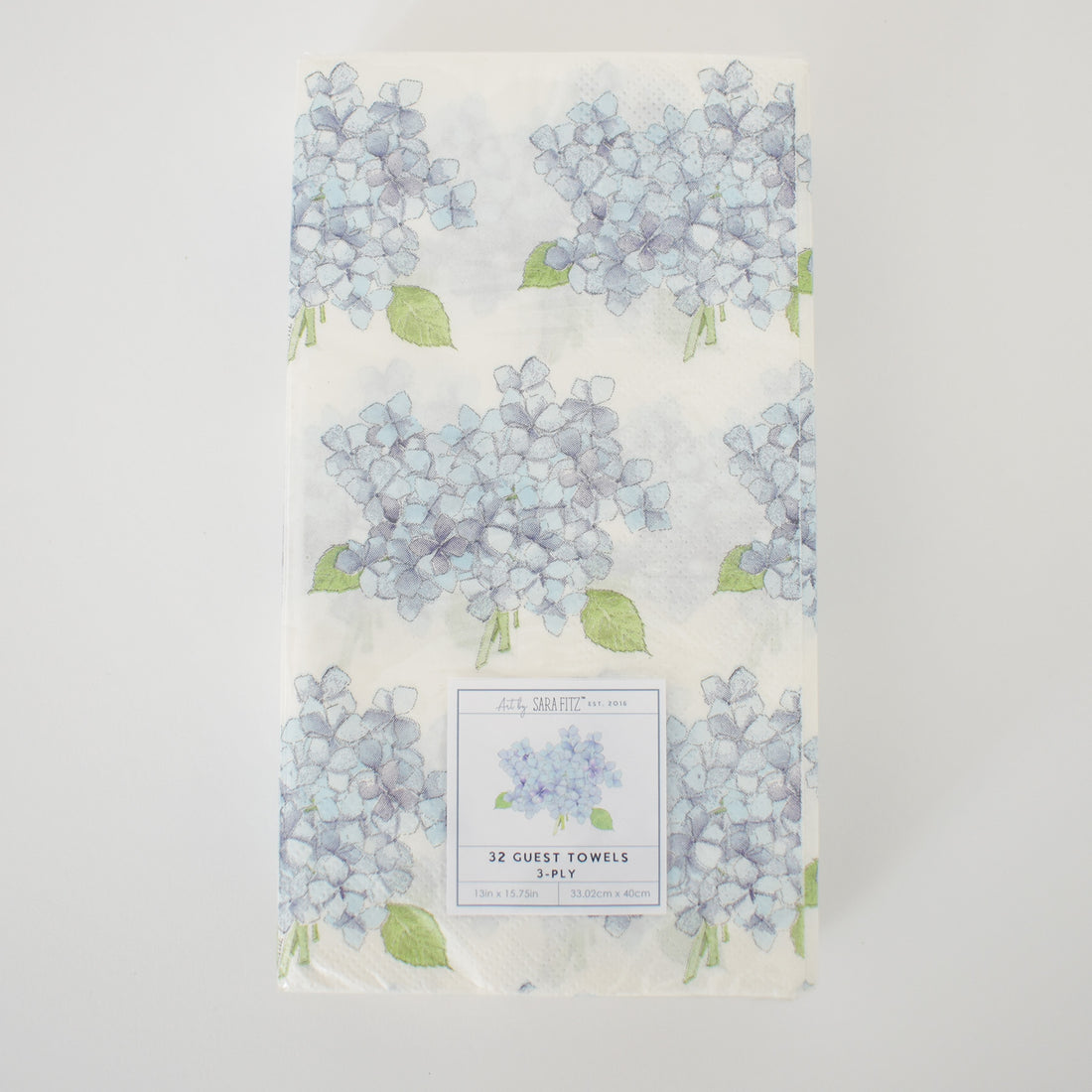 Hydrangea Paper Guest Towels