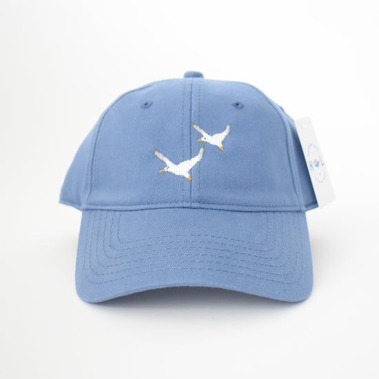 Seagull Hat, Slate Blue by Sara Fitz