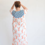 Maxi Dress, Lobster by Sara Fitz