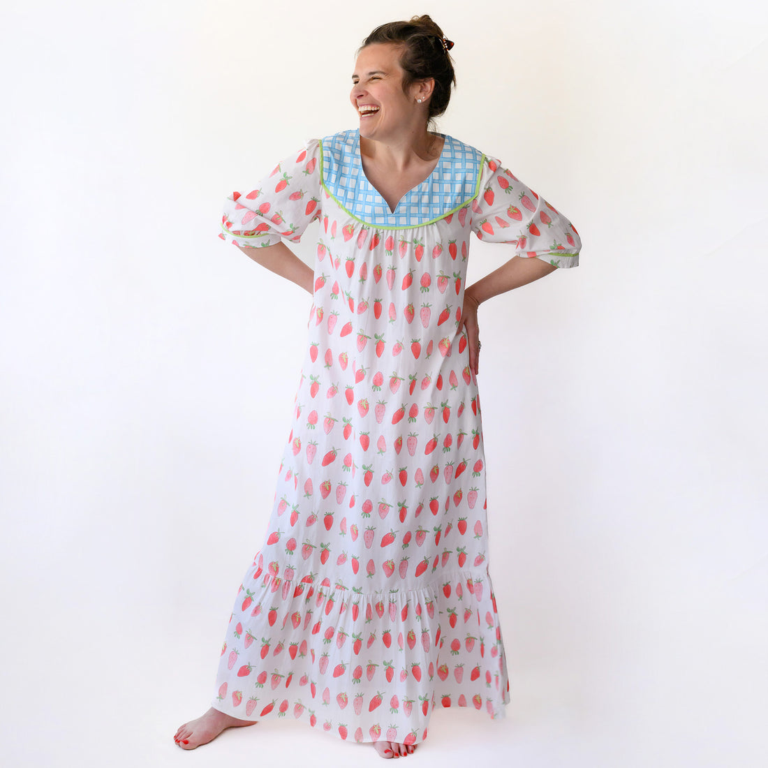 Maxi Dress, Strawberry by Sara Fitz