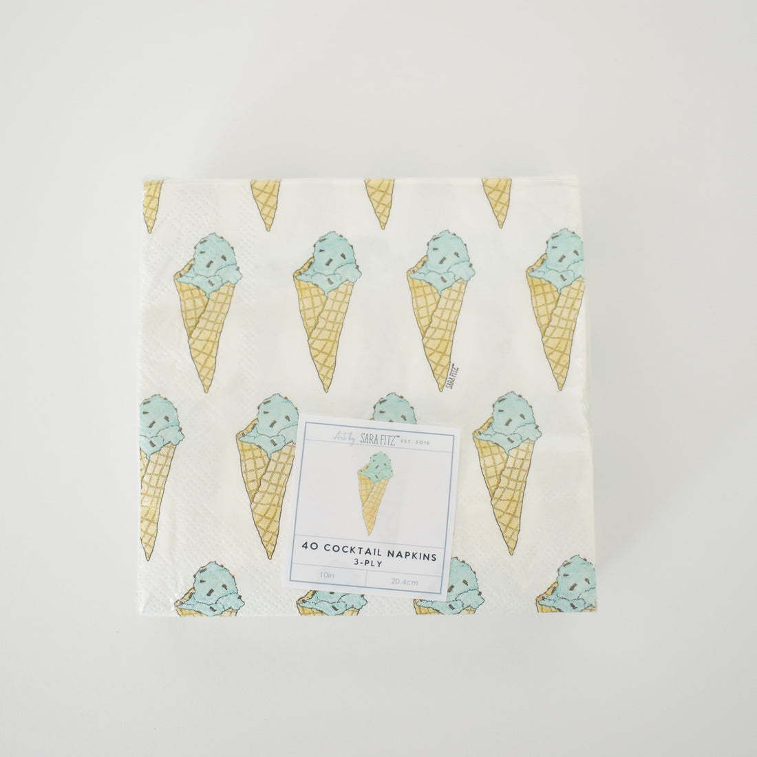 Mint Gelato Cocktail Napkins