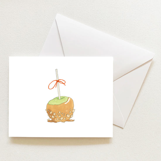 Caramel Apple Note Card by Sara Fitz