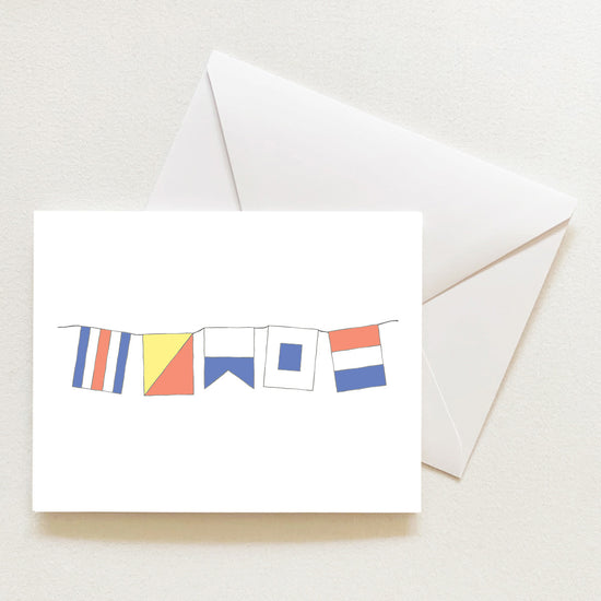 COAST Flags Note Card