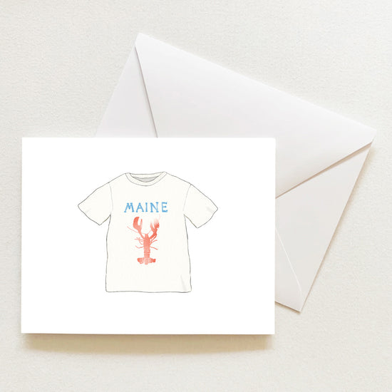 Maine Tee Note Card