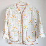 Sherbet Block Print Quilted Jacket by Sara Fitz