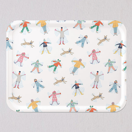 Large Snow Angel Tray by Sara Fitz