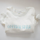 Embroidered Cottage Style Sweatshirt by Sara Fitz