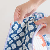Expandable Tote, Lobster by Sara Fitz