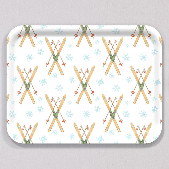 Large Skis Tray by Sara Fitz