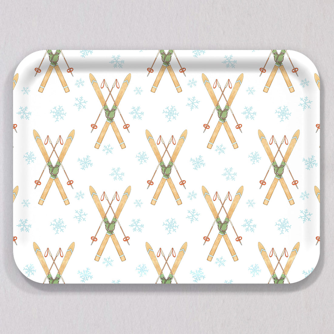 Large Skis Tray by Sara Fitz