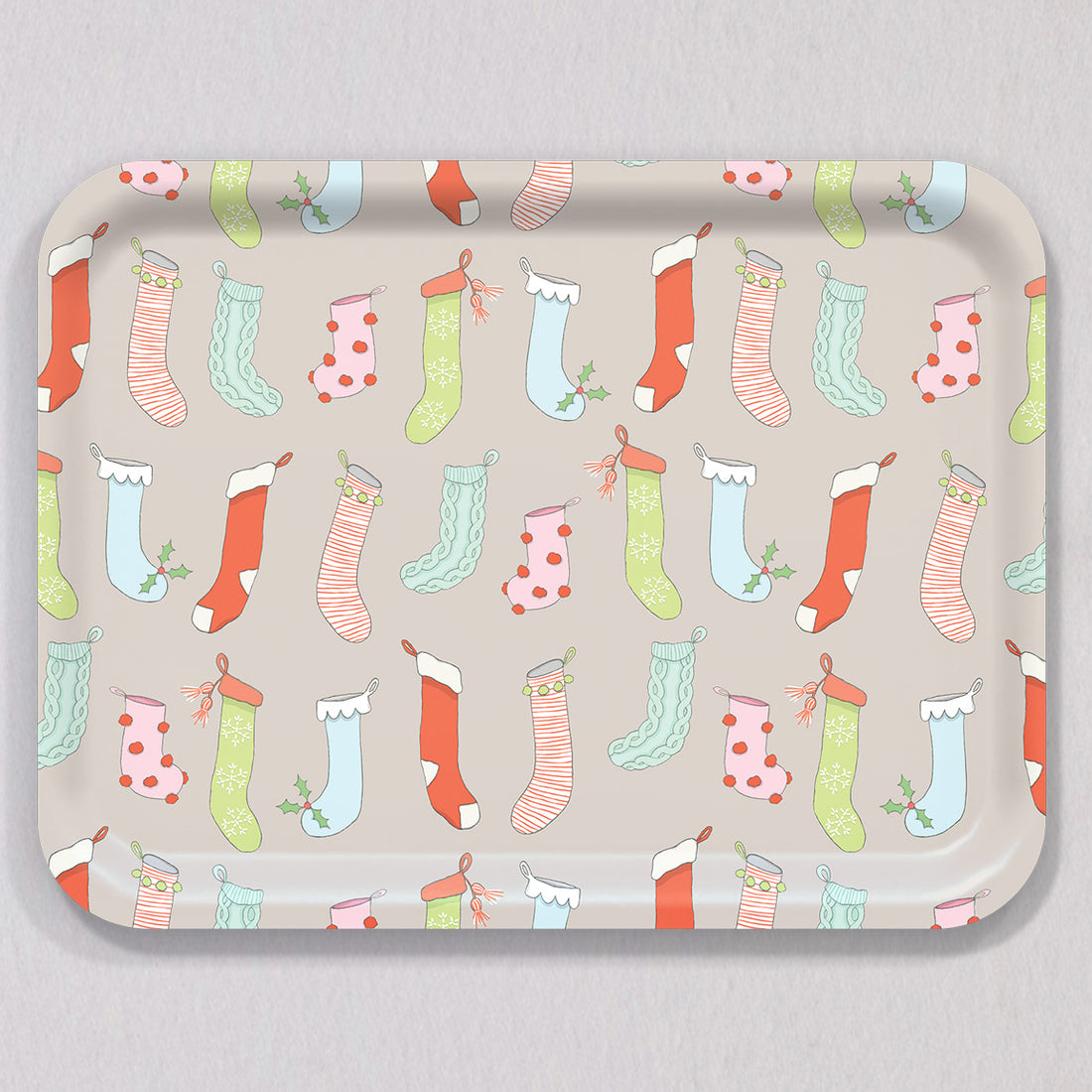 Large Stockings Tray by Sara Fitz