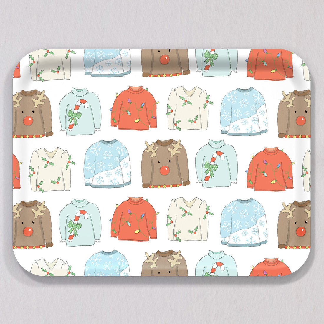 Large Ugly Sweater Tray by Sara Fitz