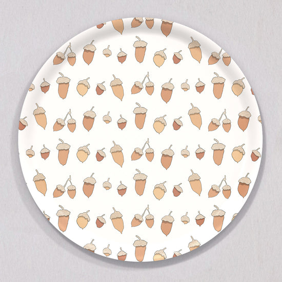 Large Acorn Tray, Round by Sara Fitz