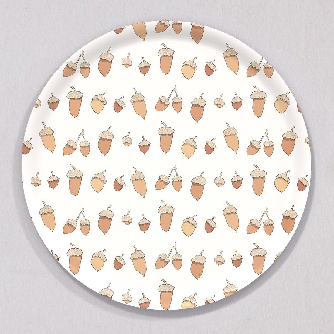 Large Acorn Tray, Round by Sara Fitz