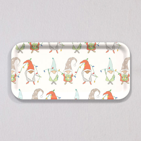 Small Gnomes Tray by Sara Fitz