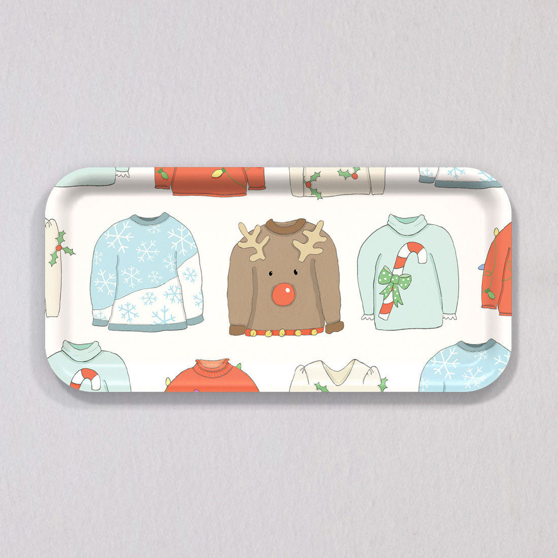 Small Ugly Sweater Tray by Sara Fitz