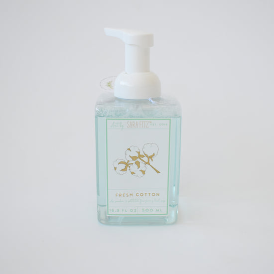 Fresh Cotton Foaming Soap by Sara Fitz
