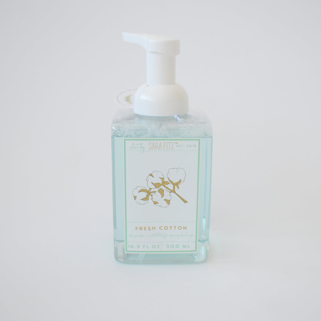 Fresh Cotton Foaming Soap by Sara Fitz