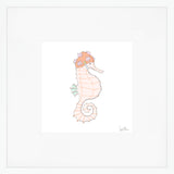 Seahorse Art Print by Sara Fitz