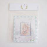Seahorse Stamp Needlepoint