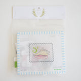 Shell Stamp Needlepoint