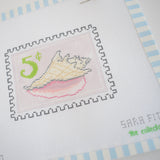 Shell Stamp Needlepoint
