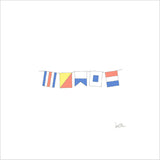 COAST flags Art Print by Sara Fitz