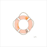 Life Ring Art Print by Sara Fitz