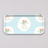 Small Happy Snowman Tray by Sara Fitz