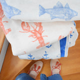 Sara Fitz Blue Fish ChappyWrap by Sara Fitz
