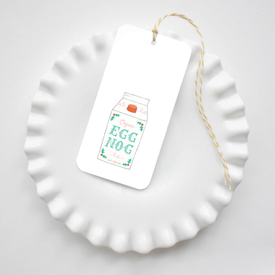 Eggnog Tags by Sara Fitz