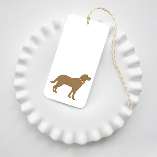 Chocolate Pup Tags by Sara Fitz