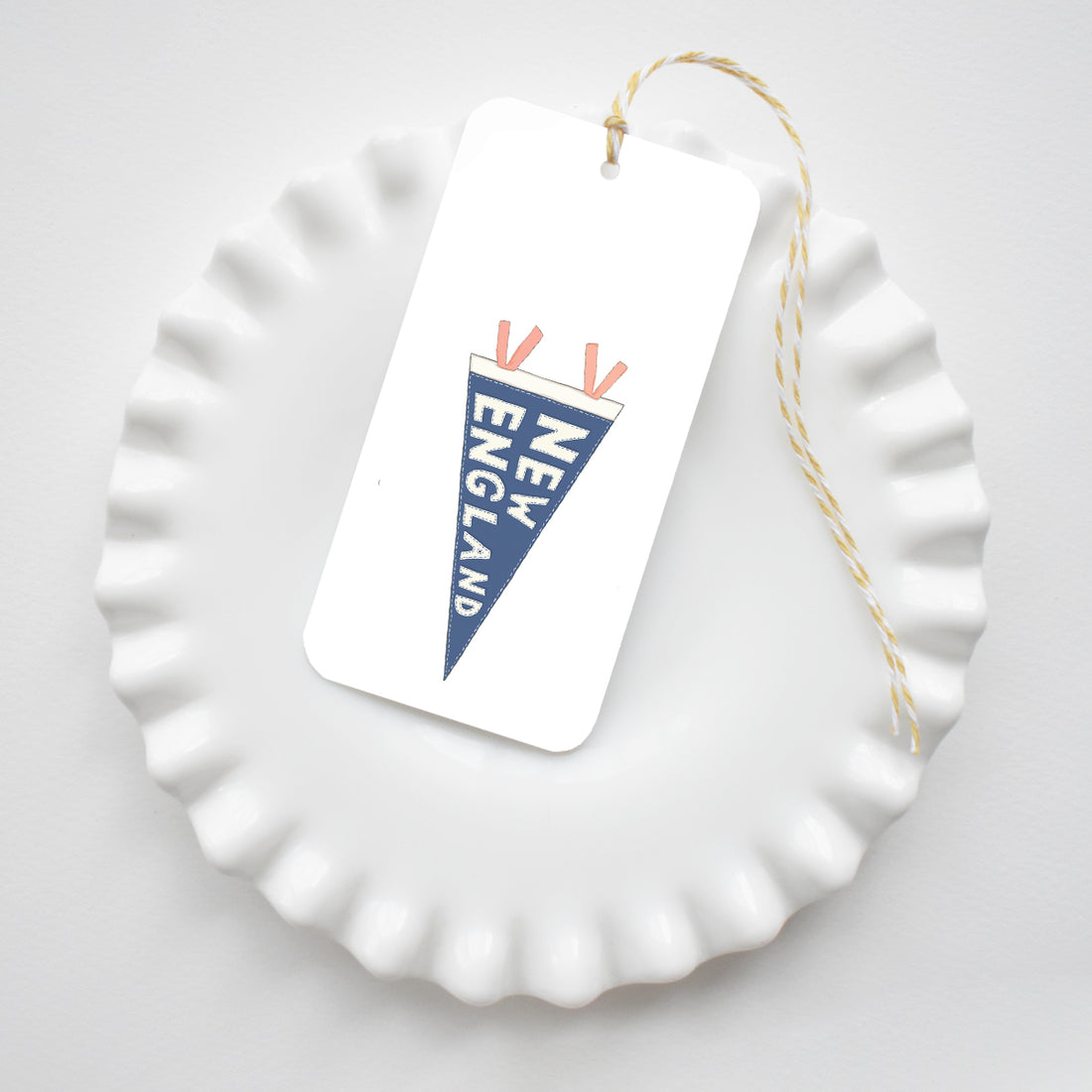 New England Pennant Tags by Sara Fitz