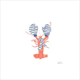 Cozy Lobster Art Print by Sara Fitz