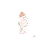 Seahorse Art Print by Sara Fitz