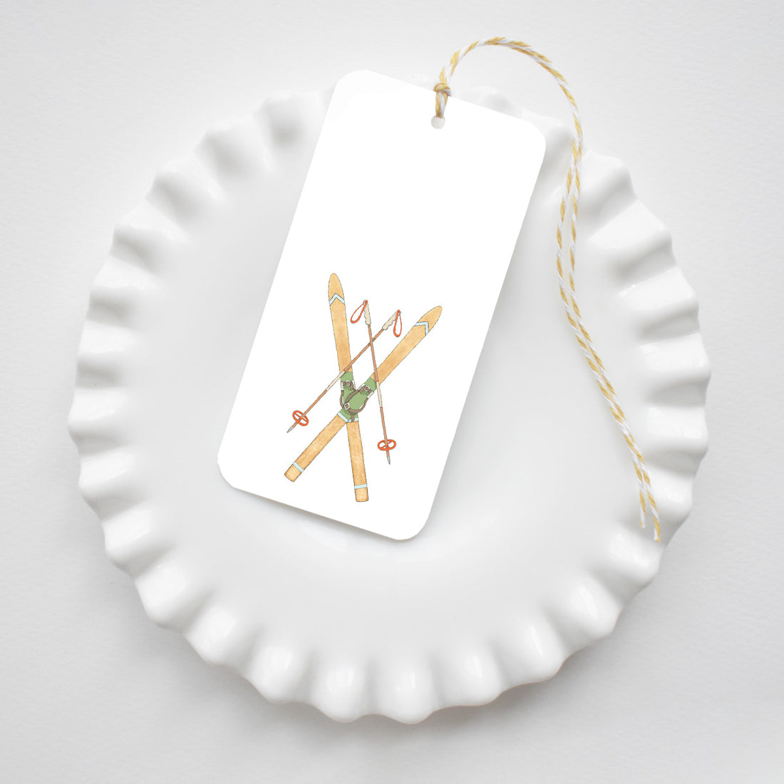 Vintage Skis Tags by Sara Fitz