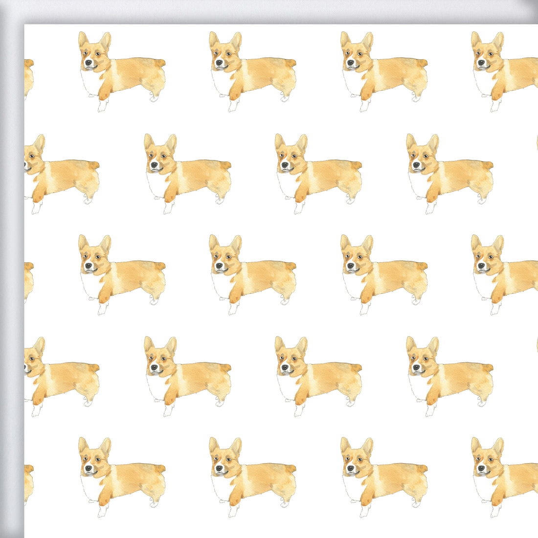 Corgi Gift Wrap by Sara Fitz