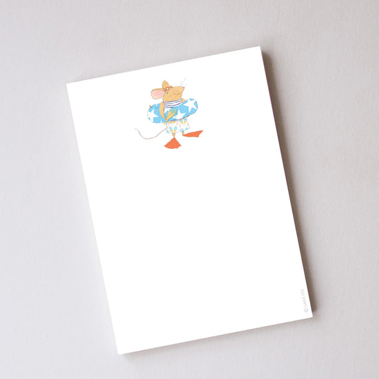 Beach Mouse Notepad by Sara Fitz