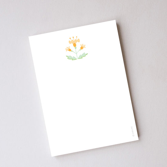Block Print Sherbet Notepad by Sara Fitz