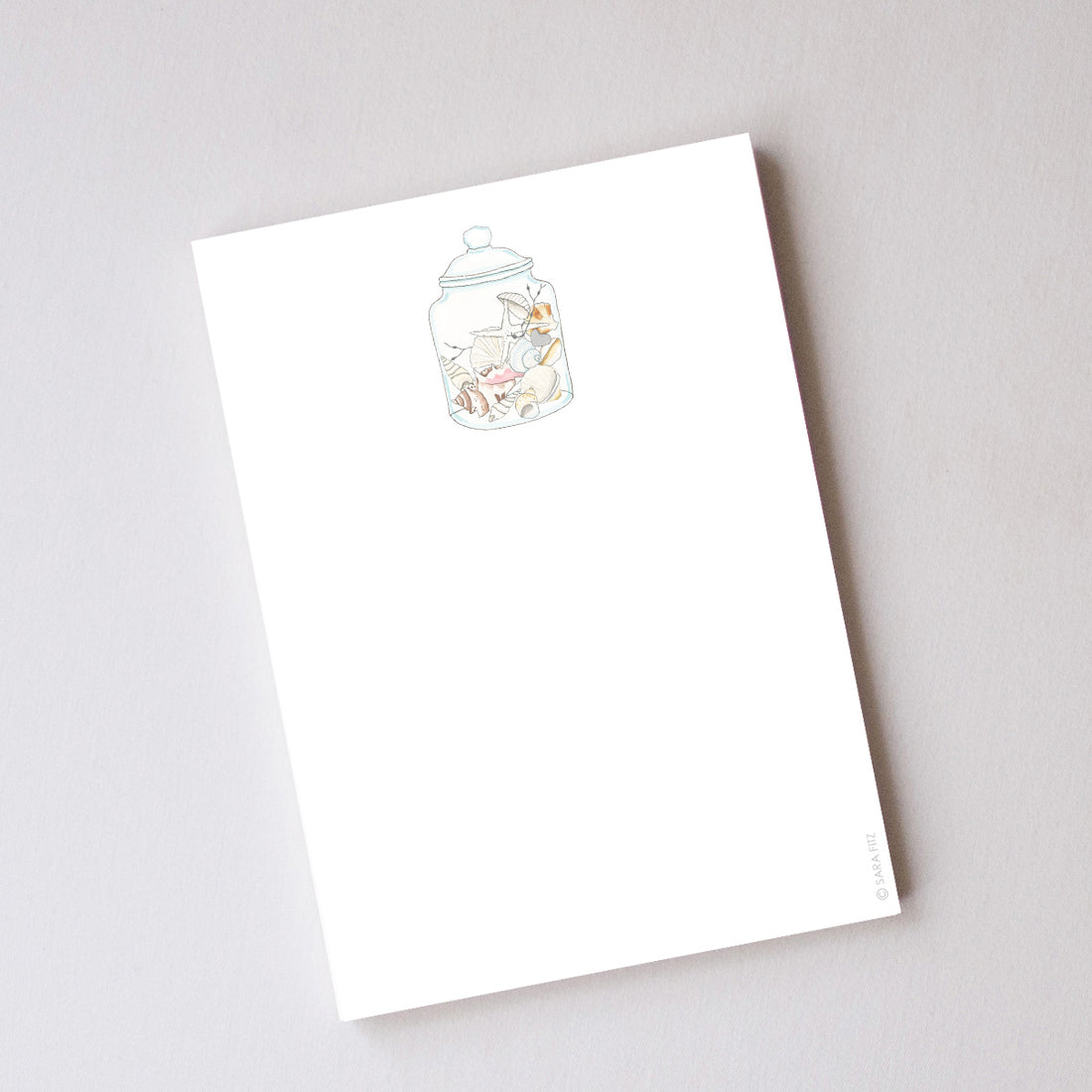 The Shell Jar Notepad by Sara Fitz