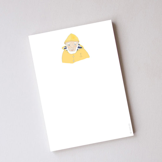 Skipper, Slicker Notepad by Sara Fitz