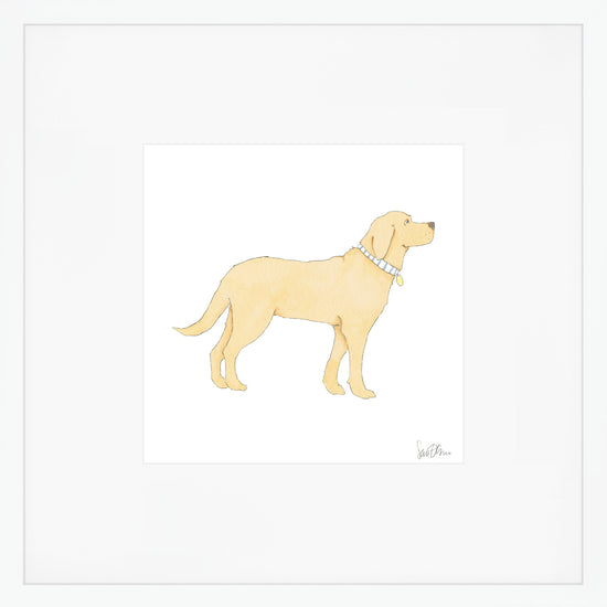 Golden Pup Art Print