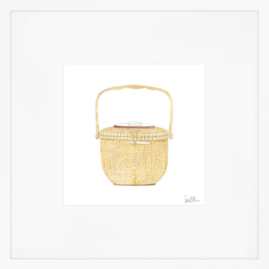 Nantucket Basket Art Print