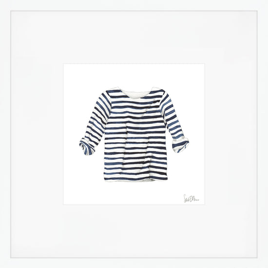 Striped Shirt Art Print