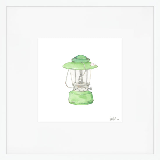 Vintage Lantern Art Print by Sara Fitz
