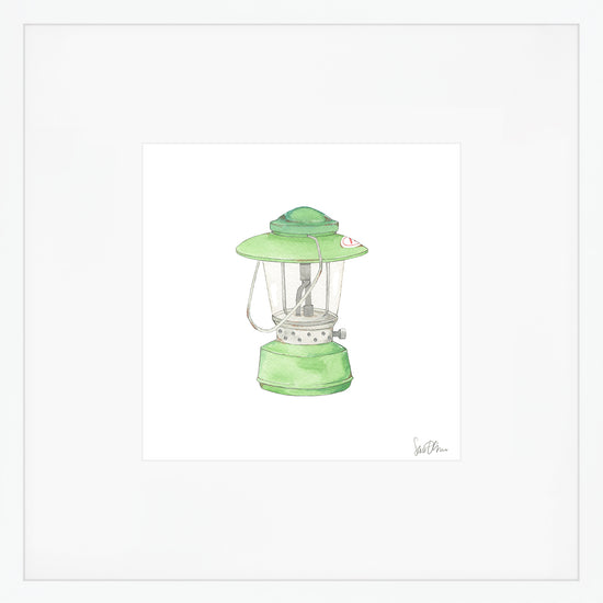 Vintage Lantern Art Print