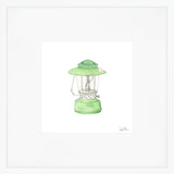Vintage Lantern Art Print by Sara Fitz