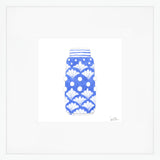 Nautical Ginger Jar, Shell Art Print by Sara Fitz
