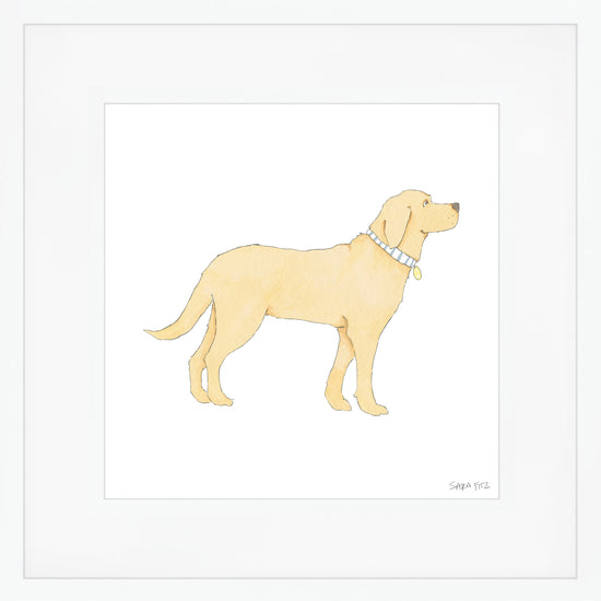 Golden Pup Mega Art Print