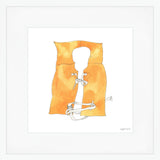 Life Jacket Mega Art Print by Sara Fitz